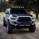 Cali Raised 16-23 Toyota Tacoma Stealth Bumper - Bull Bar / 32In Led Bar Combo-1