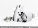 AWE Touring Edition Exhaust for Audi C7.5 A7 3.0T - Quad Outlet, Chrome Silver Tips-7
