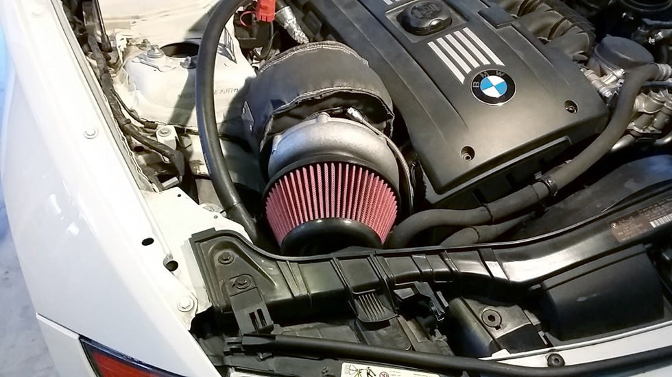 BMS Silicone Single Turbo Filter for 4" Turbo Inlet