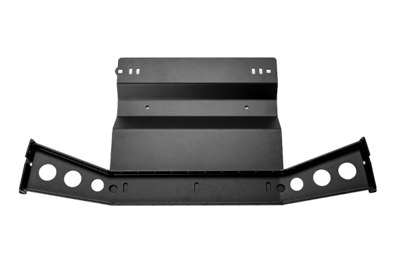 Cali Raised 05-15 Toyota Tacoma Transfer Case Skid Plate - Steel / Raw