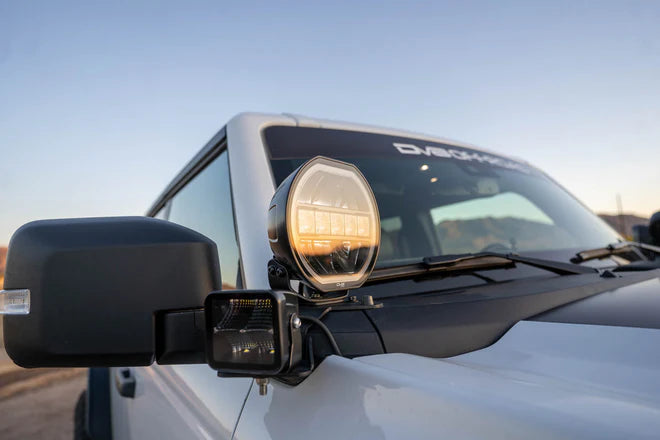 2021-2025 Ford Bronco | A-Pillar Dual Light Pod Drop Mounts