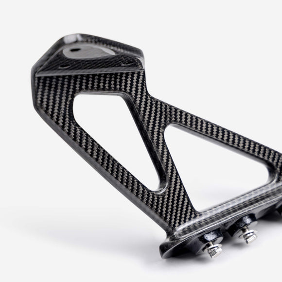 OEM-style carbon fiber rear spoiler mounting bracket for 2023-2025 Honda Civic Type R