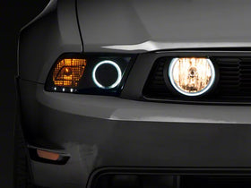 Raxiom 05-12 Ford Mustang GT LED Halo Fog Lights (Smoked) - 0