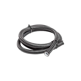 Snow Performance 12 Black Nylon Braided Stainless PTFE Hose - 5ft