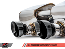 AWE SwitchPath™ Exhaust for 991.2 Carrera / S / GTS with PSE - Diamond Black Tips-1
