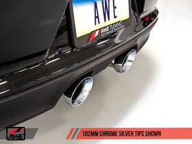 AWE SwitchPath™ Exhaust for 991.2 Carrera / S / GTS with PSE - Chrome Silver Tips