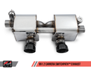 AWE SwitchPath™ Exhaust for 991.2 Carrera / S / GTS with PSE - Diamond Black Tips-10