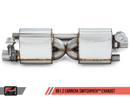 AWE SwitchPath™ Exhaust for 991.2 Carrera / S / GTS with PSE - Chrome Silver Tips-7