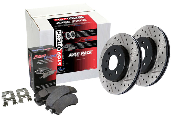 StopTech Slotted/Drilled Sport Axle Pack (Front) - Mini / Cooper / JCW | 988.34102F