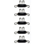 Stainless Bros Spring Tab Kit - 5 Pack SS304 (5 Springs 10 Hooks and 5 Black Silicone Sleeves)