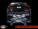 AWE Touring Edition Exhaust for Audi B9 SQ5 - Resonated - No Tips (Turn Downs)-1