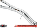 AWE Touring Edition Exhaust for Audi B9 SQ5 - Non-Resonated - No Tips (Turn Downs)-5