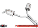 AWE Touring Edition Exhaust for Audi B9 SQ5 - Resonated - No Tips (Turn Downs)-6