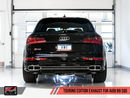 AWE Touring Edition Exhaust for Audi B9 SQ5 - Non-Resonated - No Tips (Turn Downs)-9