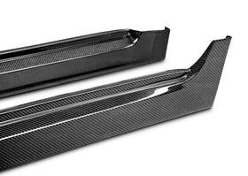 Seibon 08-10 Subaru STi Carbon Fiber Side Skirts - 0