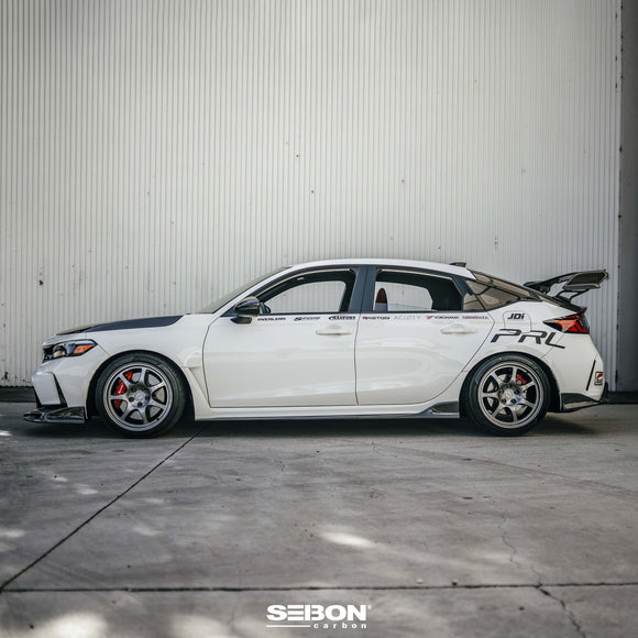 MB-Style Carbon Fiber Side Skirts For 2023-2024 Honda Civic Type R