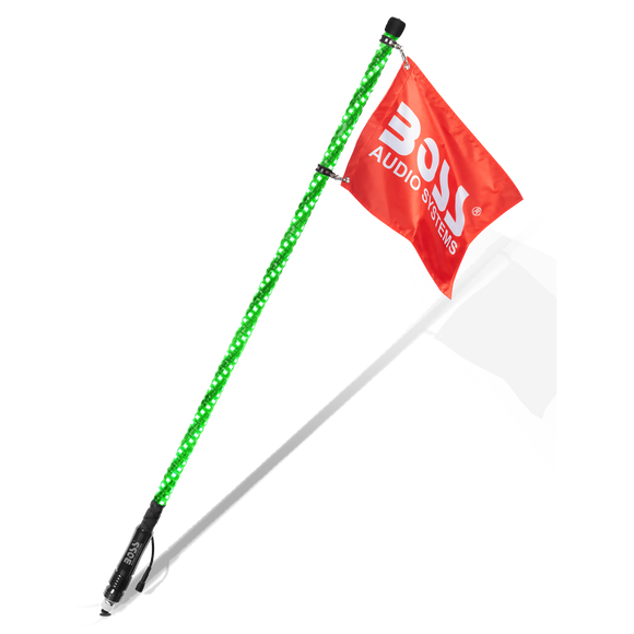 Boss Audio Systems ATV Whip Antenna/ 48 inch/ Multicolor/ IP67 Weatherproof