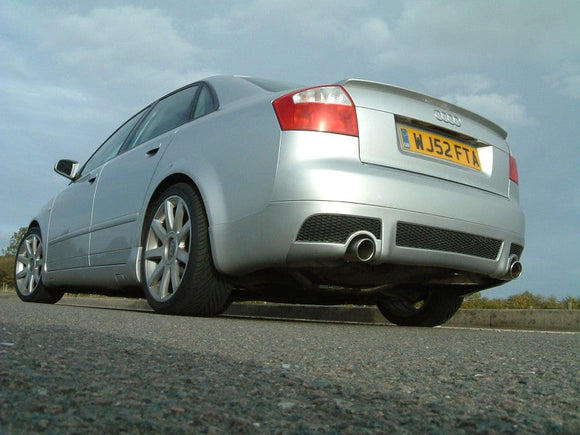 MILLTEK CAT-BACK AUDI A4 2001 2005 NON-RESONATED (LOUDER) WITH 90MM DETACHABLE T