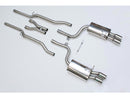 MILLTEK CAT-BACK AUDI S4 2004 2009 NON-RESONATED / QUAD 76.2MM TAILPIPES-1