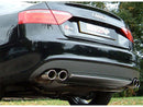 Milltek Cat Back Resonated Exhaust - 80mm Jet Quad Tips - S5 Coupé 4.2 V8 quattro-2