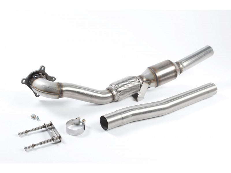 MILLTEK TURBO-BACK INCLUDING HI-FLOW SPORTS CAT VOLKSWAGEN GOLF 2009 2013 3-INCH