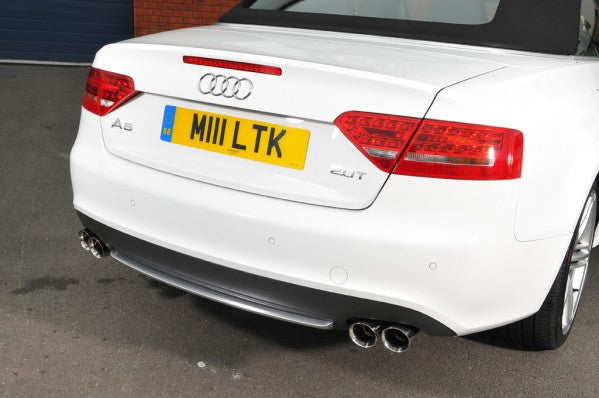 MILLTEK CAT-BACK AUDI A5 2009 2020 QUAD-OUTLET. REQUIRES LOWER SPOILER AND DETAI
