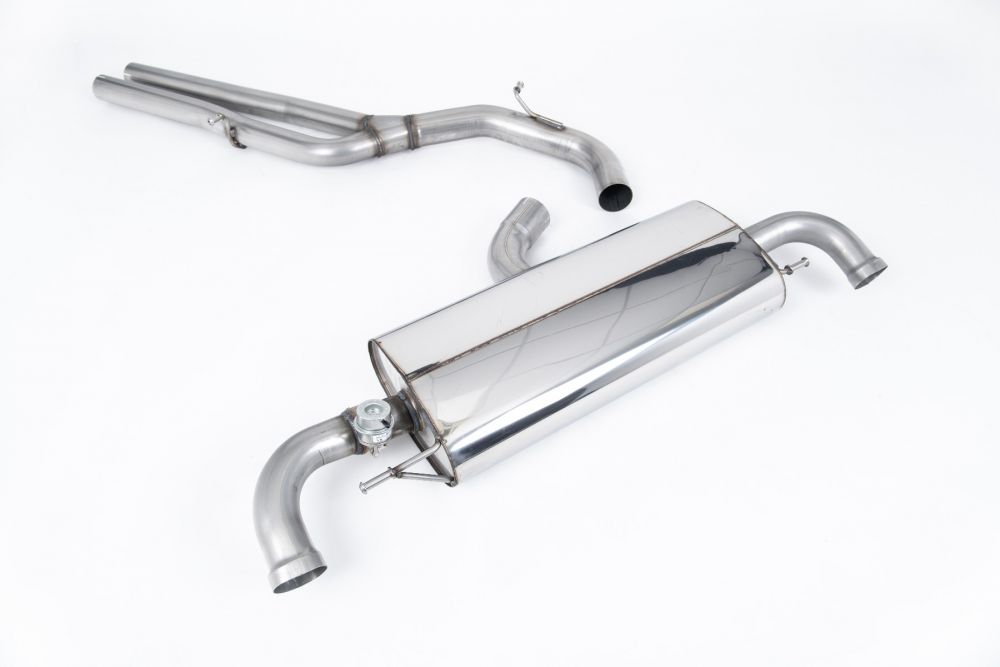 MILLTEK CAT-BACK AUDI TT MK2 2009 2014 RACING CAT-BACK: NON-RESONATED (LOUDER).