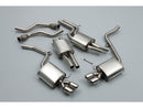 MILLTEK CAT-BACK AUDI S4 2009 2012 EC-APPROVED. QUAD POLISHED TIPS.-1