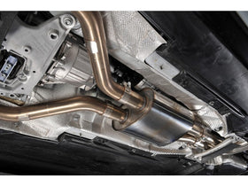 Milltek Cat Back Non Resonated Exhaust - Black Oval Tips - S5 Sportback 3.0T quattro