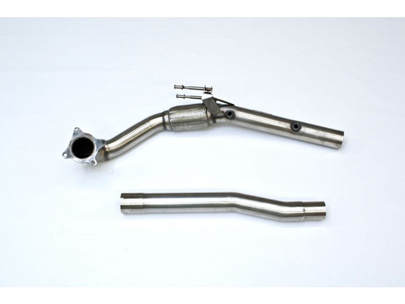 MILLTEK LARGE-BORE DOWNPIPE AND DE-CAT AUDI A3 2008 2012 MUST BE FITTED WITH THE