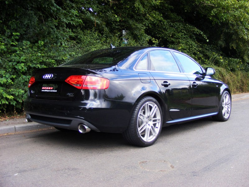 MILLTEK CAT-BACK AUDI A4 2008 2011 NON-RESONATED DUAL-OUTLET. REQUIRES A4 3.2 S