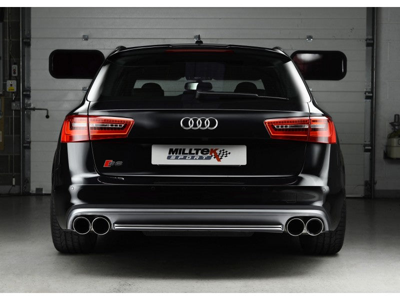 MILLTEK CAT-BACK AUDI S6 2012 2020 NON-RESONATED (LOUDER) - RECOMMENDED WITH VAL