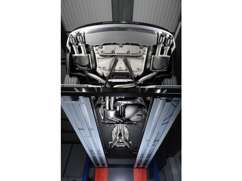 MILLTEK CAT-BACK AUDI S6 2012 2020 RESONATED (QUIETER) WITH POLISHED TIPS - RECO