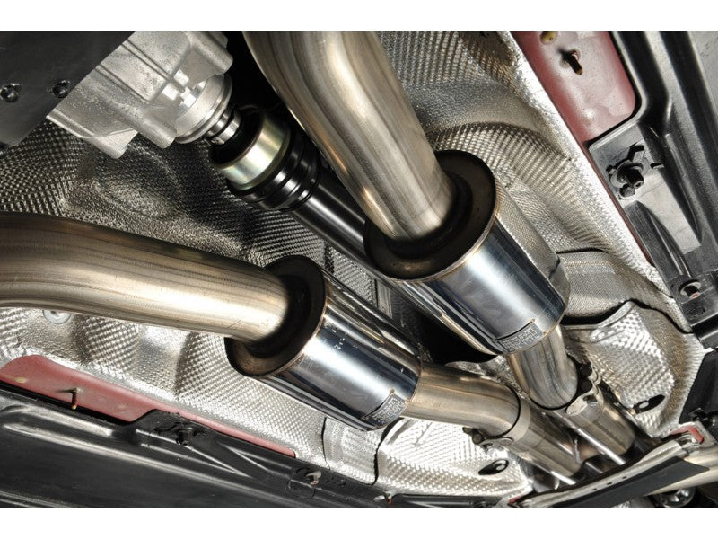 MILLTEK CAT-BACK AUDI RS5 2010 2015 RESONATED (QUIETER). USES OE TAILPIPE TRIMS