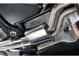 MILLTEK CAT-BACK AUDI RS4 2012 2020 RESONATED (QUIETER). USES OE TAILPIPE TRIMS - 0