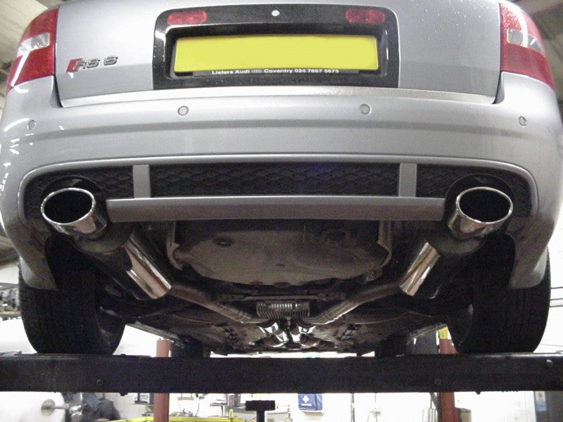 MILLTEK CAT-BACK AUDI RS6 2002 2004 NON-RESONATED (LOUDER)
