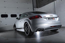 Milltek Non-Resonated Turbo Back Exhaust With Cerakote Black Tips - Audi TTS Quattro Mk2-3