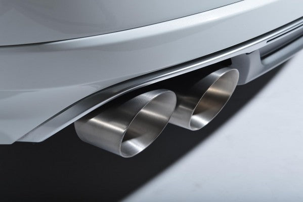 MILLTEK CAT-BACK AUDI S8 2013 2020 RESONATED (QUIETER). TITANIUM TIPS