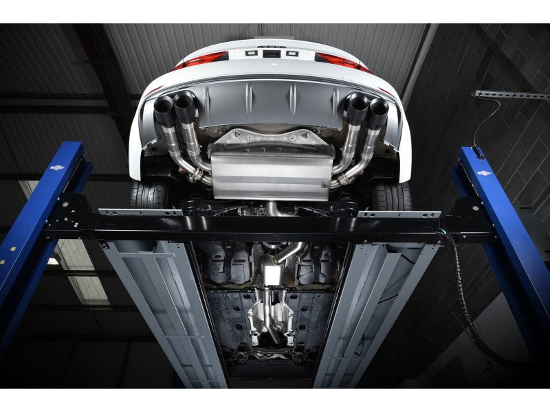 MILLTEK CAT-BACK AUDI S3 2013 2020 NON-RESONATED (LOUDER). QUAD ROUND TITANIUM T - 0