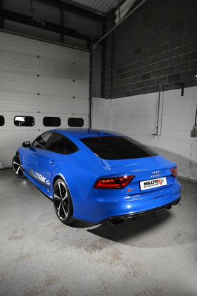Milltek Resonated Full Exhaust System (Catless) - Audi RS7 4.0 V8 TFSI biturbo - 0