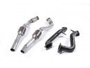 MILLTEK LARGE BORE DOWNPIPES AND HI-FLOW SPORTS CATS AUDI RS6 2013 2020 LARGER-B-1