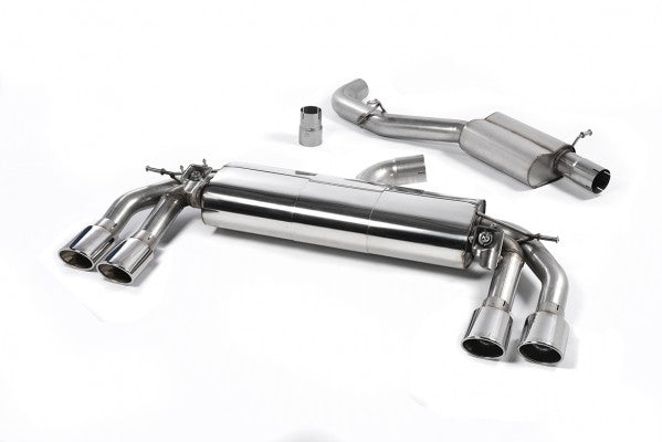 MILLTEK CAT-BACK AUDI TT MK3 2015 2020 RESONATED (QUIETER) WITH POLISHED OVAL TI