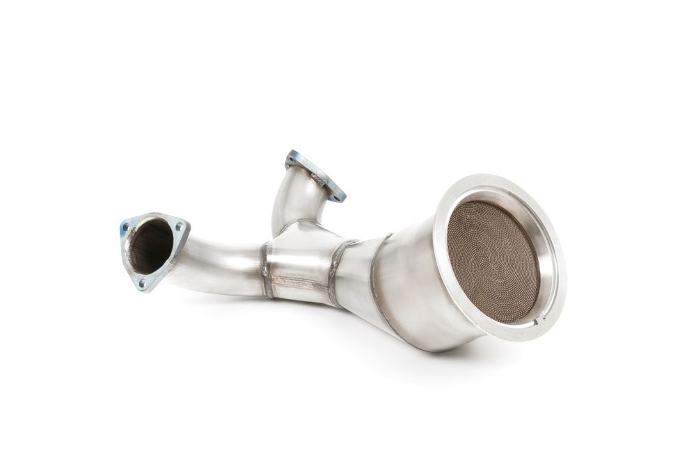 MILLTEK HI-FLOW SPORTS CAT AND DOWNPIPE AUDI S4 2016 2020 200 CELL HJS HIGH FLOW