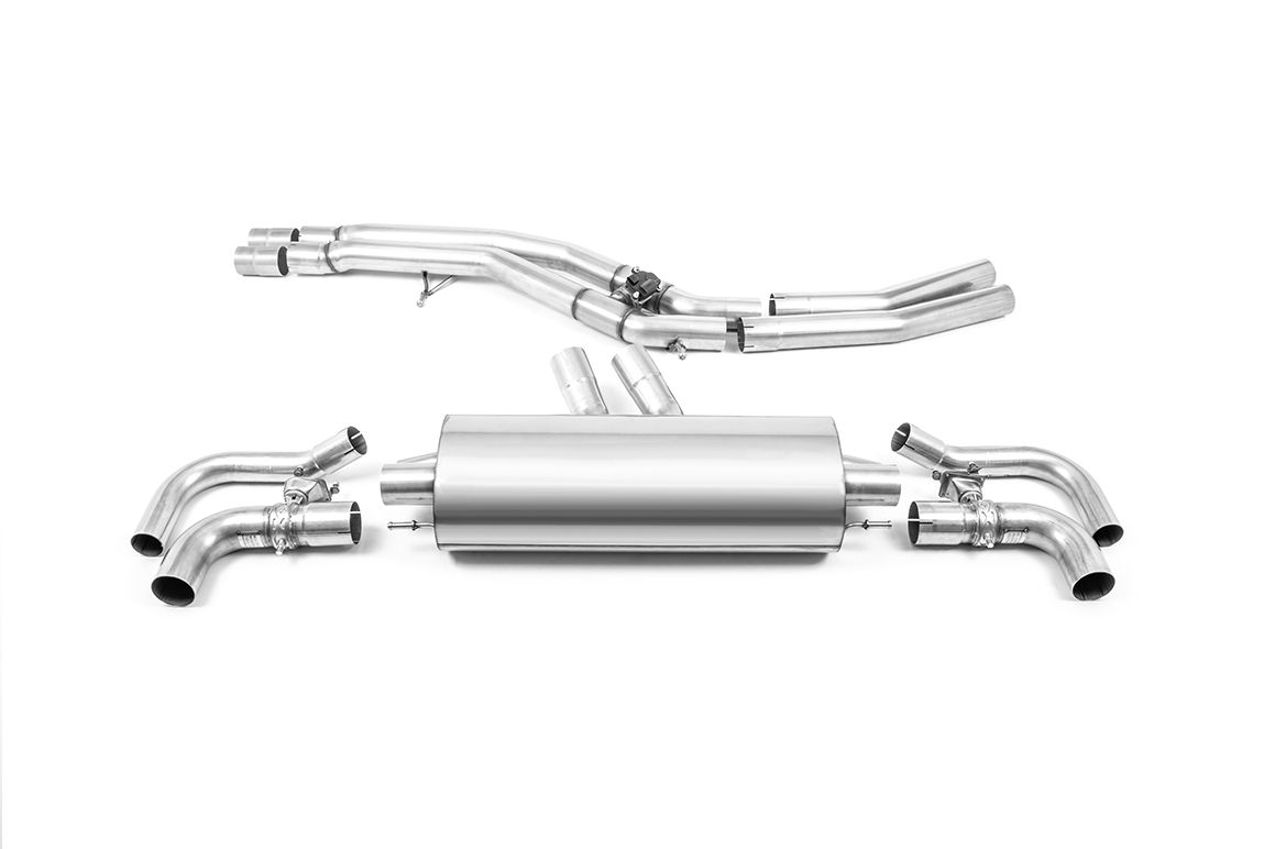FRONT PIPE BACK EXHAUST - USES OE TRIMS Audi RSQ8 4MN (2020 - Present)