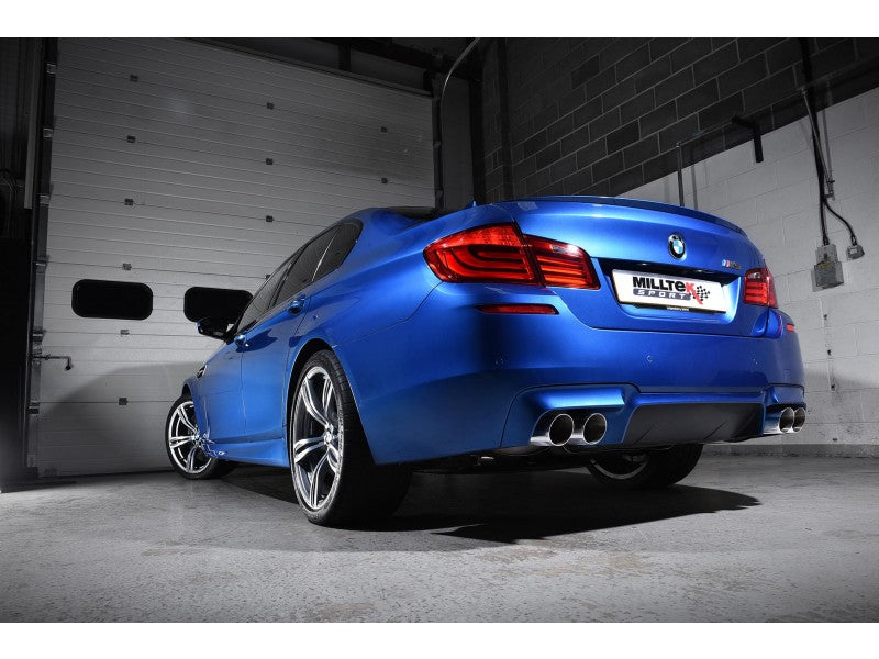 MILLTEK CAT-BACK BMW 5 SERIES 2011 2020 POLISHED TIPS (EC APPROVED)