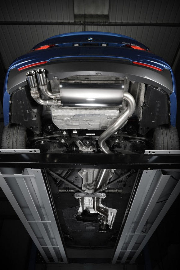 MILLTEK CAT-BACK BMW 4 SERIES 2014 2020 435I-STYLE DUAL-OUTLET. RESONATED (QUIET