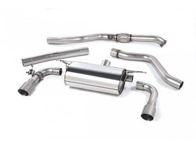 MILLTEK CAT-BACK BMW 2 SERIES 2014 2020 RACE SYSTEM. TITANIUM TIPS