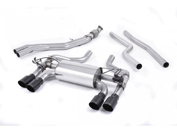 MILLTEK CAT-BACK BMW 2 SERIES 2016 2020 HOLLOWTEK TWIN VALVED SYSTEM WITH CERAKO