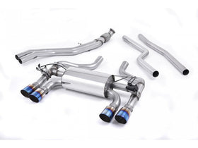 MILLTEK CAT-BACK BMW 2 SERIES 2016 2020 HOLLOWTEK TWIN VALVED SYSTEM WITH BURNT