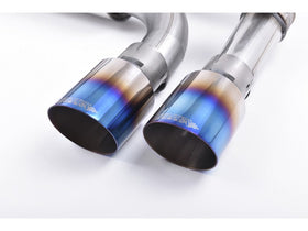 MILLTEK CAT-BACK BMW 2 SERIES 2016 2020 HOLLOWTEK TWIN VALVED SYSTEM WITH BURNT - 0